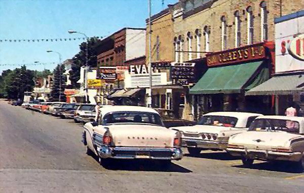Evart Theatre - OLD DOWNTOWN VIEW